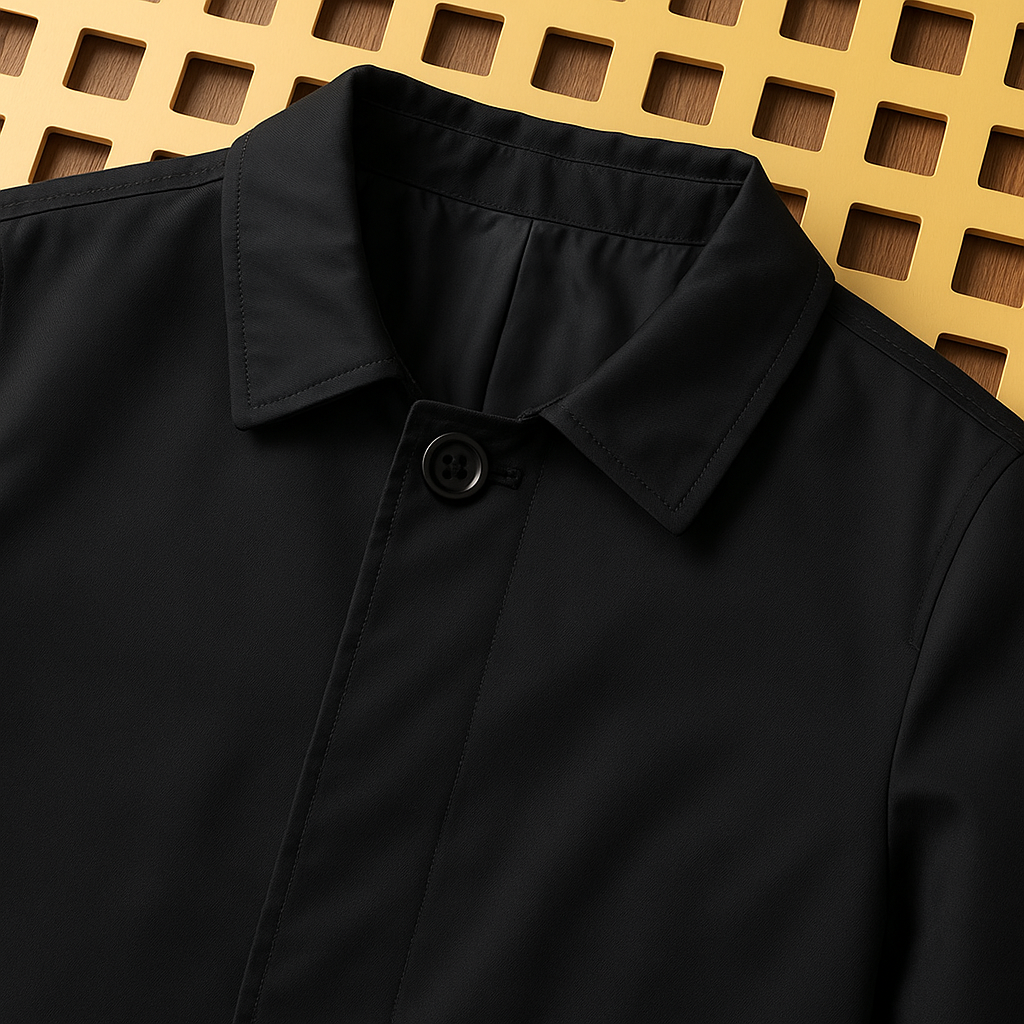 Classic Minimalist Trench Jacket