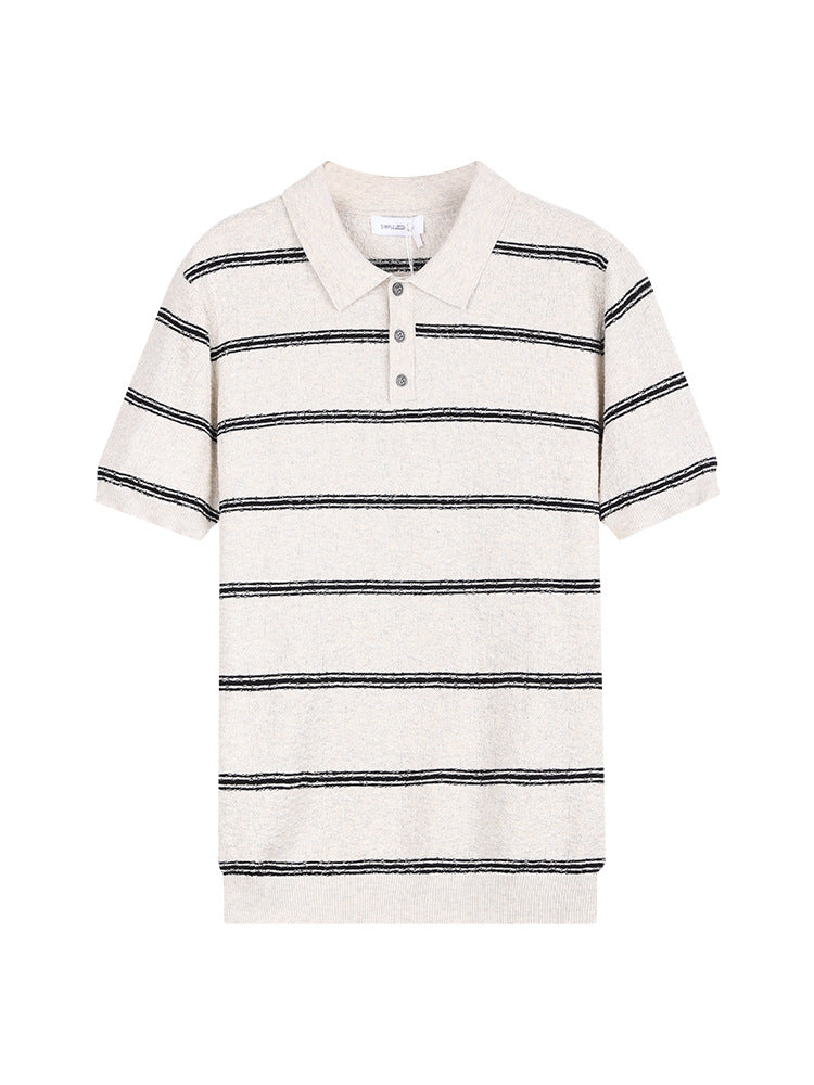 Classic Striped Polo