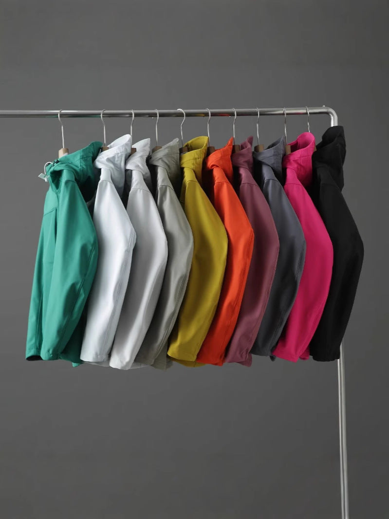 Minimalist Fleece-Lined Hooded Jacket