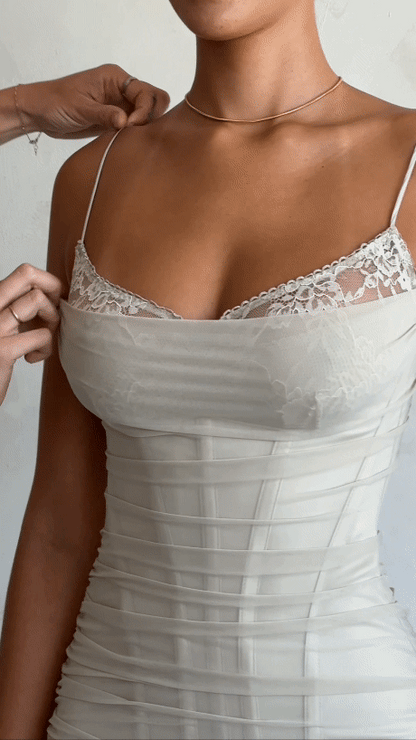 Mesh Bodycon Maxi Dress
