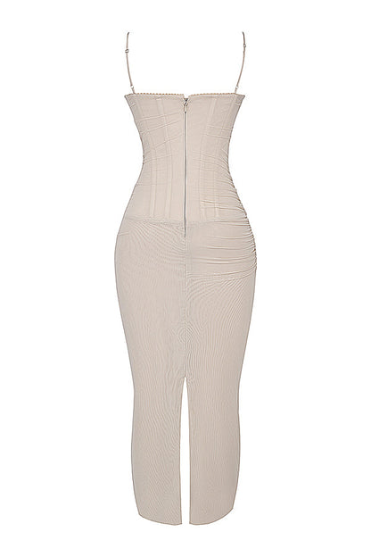 Mesh Bodycon Maxi Dress