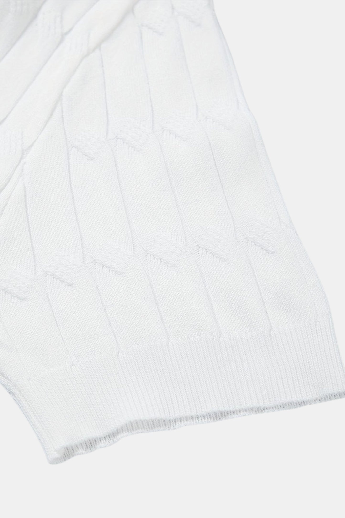 Premium V-Neck Knit Polo