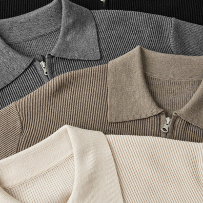 100% Premium Wool Polo Vest