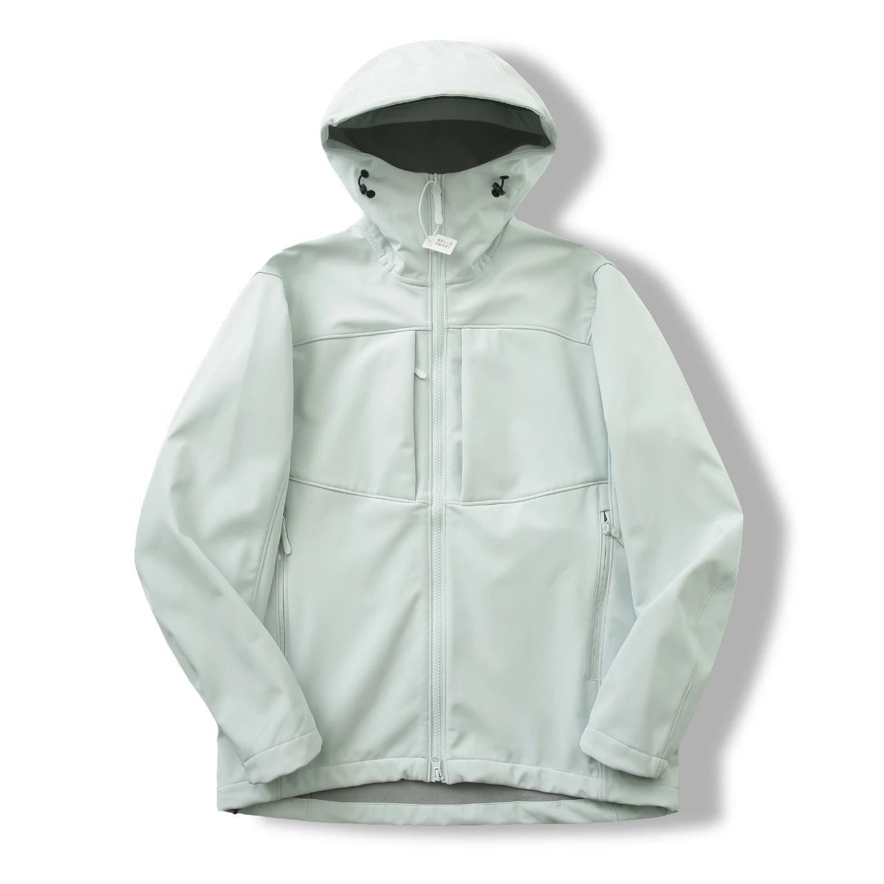 Minimalist Fleece-Lined Hooded Jacket