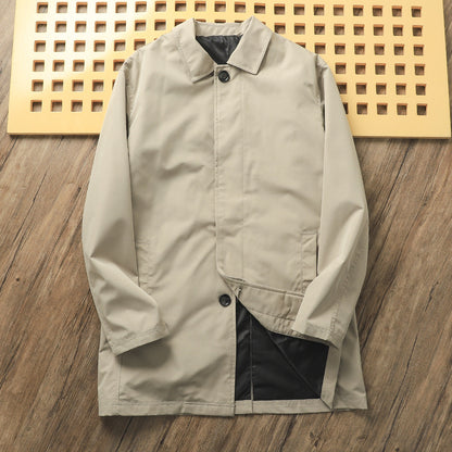 Classic Minimalist Trench Jacket
