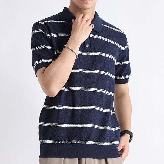 Classic Striped Polo