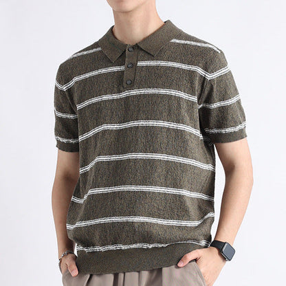 Classic Striped Polo