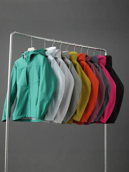 Minimalist Fleece-Lined Hooded Jacket