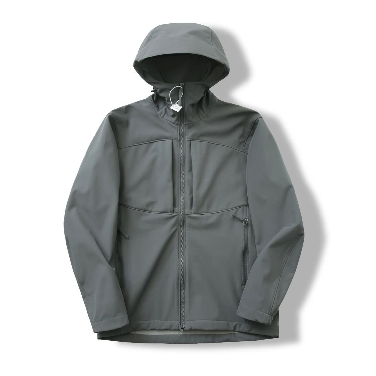 Minimalist Fleece-Lined Hooded Jacket