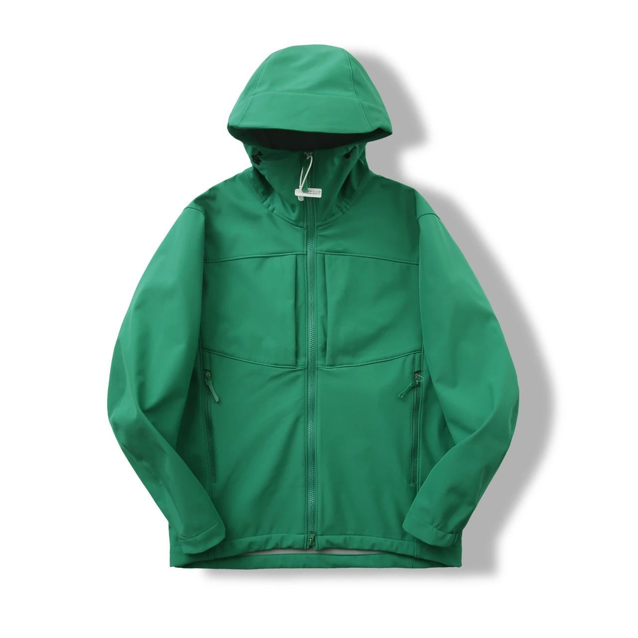 Minimalist Fleece-Lined Hooded Jacket