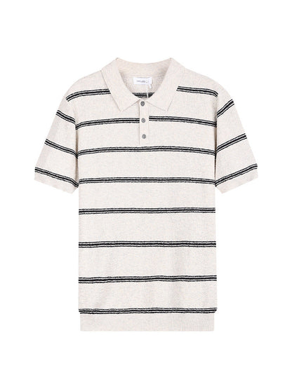 Classic Striped Polo