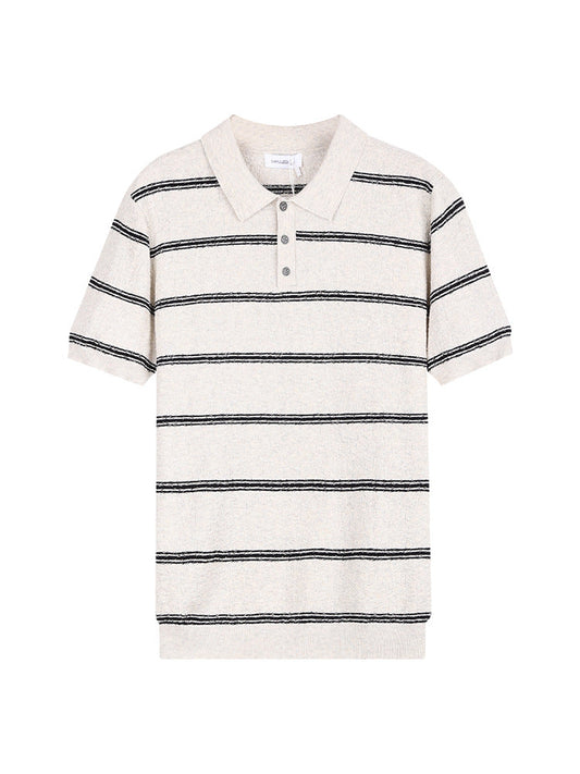 Classic Striped Polo