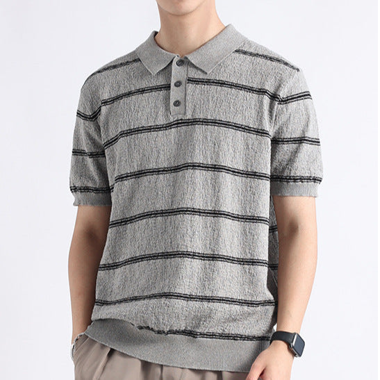 Classic Striped Polo