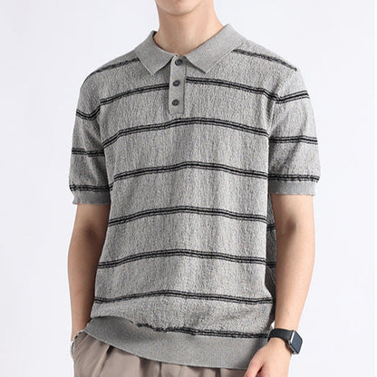 Classic Striped Polo