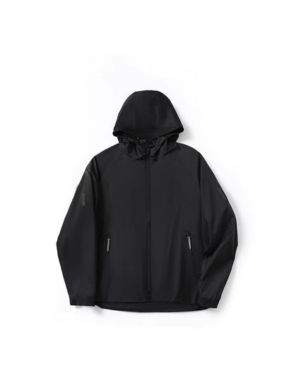 Modern Contrast Hooded Jacket