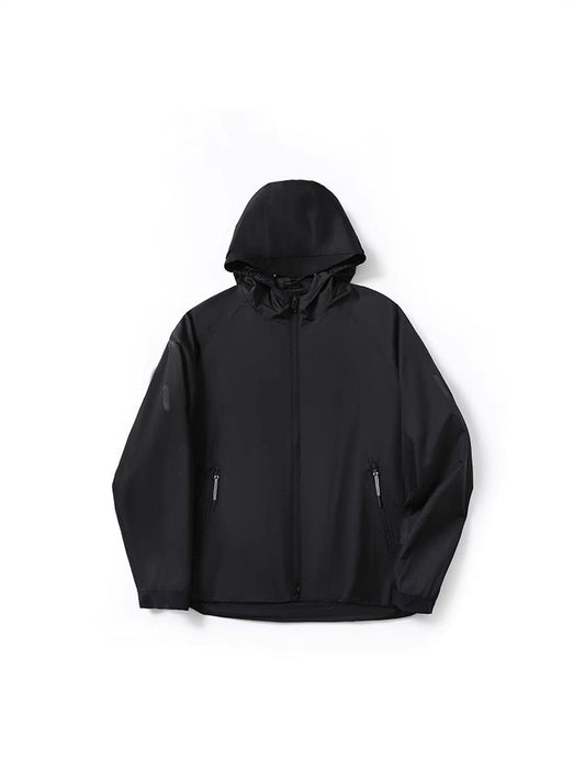 Modern Contrast Hooded Jacket