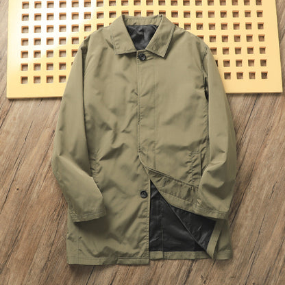 Classic Minimalist Trench Jacket
