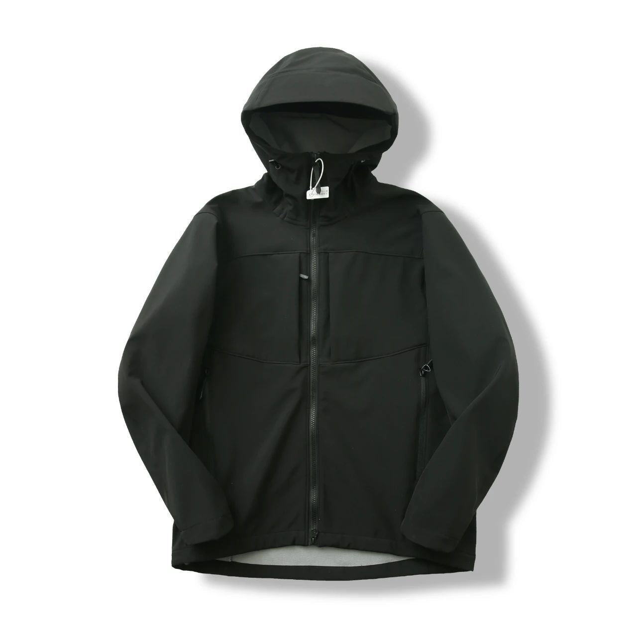 Minimalist Fleece-Lined Hooded Jacket