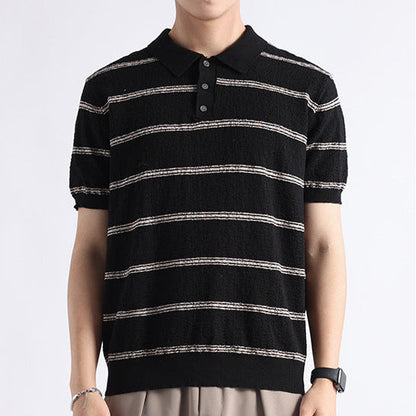Classic Striped Polo