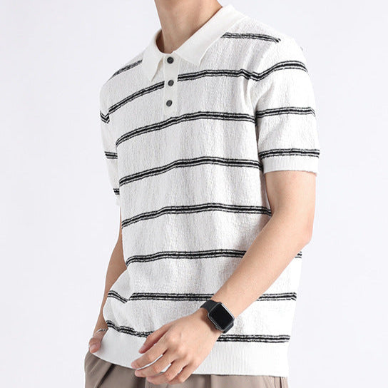 Classic Striped Polo