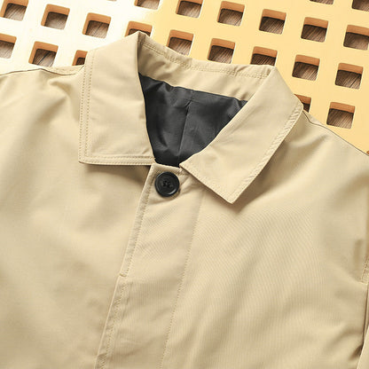 Classic Minimalist Trench Jacket
