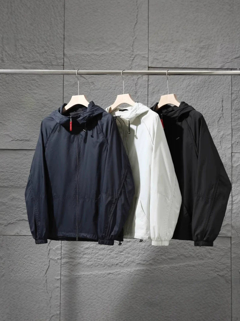 Minimalist Lightweight Hooded Jacket