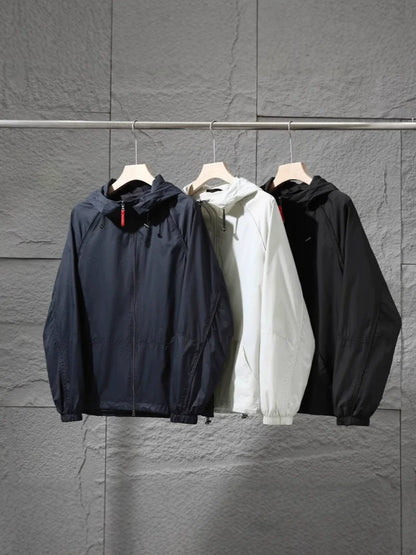 Minimalist Lightweight Hooded Jacket