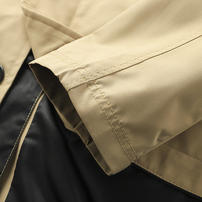 Classic Minimalist Trench Jacket