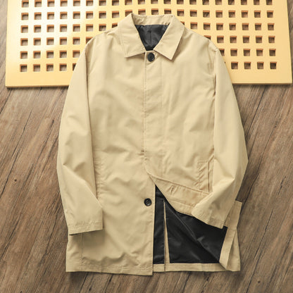 Classic Minimalist Trench Jacket