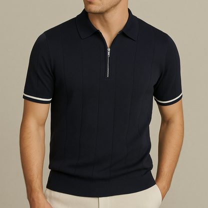 Zip Collar Polo