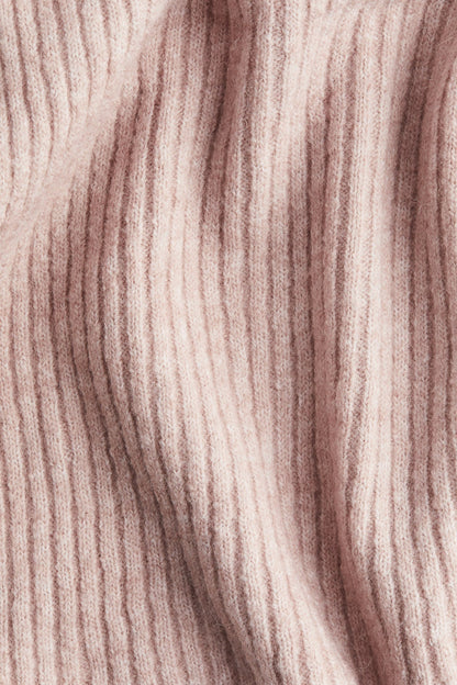 Off Shoulder Ribbed Sweater